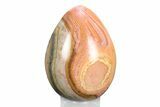 Polished Polychrome Jasper Egg - Madagascar #245712-1